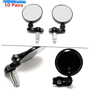 Mirror JtF[T[Nu}{o[܂肽݂̂߂̑傫Z[10yÃI[goC̃TCh~[ Big Sale 10 Pairs Motorcycle Side Mirrors FOR CAFE RACER CLUBMAN BOBBER FOLDABLE