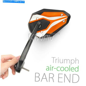 Mirror o[Gh~[ViperiiIWgCAO5mm{gItBbgoCN Bar end mirror ViperII orange triangle 5mm bolt-on fits Triumph bikes