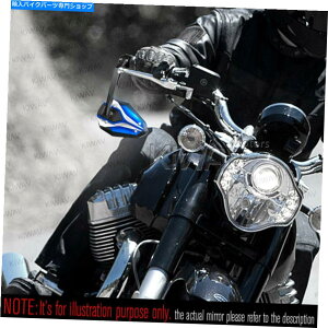 Mirror o[Gh~[ViperiiubNu[8mm{gtBbgChFTR 1200XvOtB[h Bar end mirrors VIPERII black & blue 8mm bolt fits Indian FTR 1200 Springfield