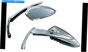 Mirror NAL̊N[~[̓n[[_Ci\tgg[OFXRX|[cX^[ KURYAKYN SCYTHE CHROME MIRRORS HARLEY DYNA SOFTAIL TOURING FXR SPORTSTER