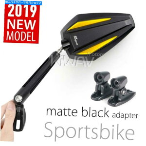 Mirror S[hubNALXtFAO~[}bgubNx[XA~zbgX|[coCN Gold & black Achilles fairing mirrors mat black base aluminum fits sportsbike 