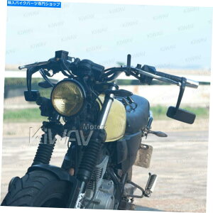 Mirror バーエンドミラークラシック長方形黒重M6フィット勝利スピードトリプル Bar end mirror Classic rectangular black heavy M6 fits Triumph Speed Triple