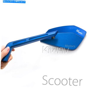 Mirror Magazi Mirrors CNCA~sOσN[ou[8mmXN[^[I[goC Magazi mirrors CNC aluminum sharp look Cleaver blue 8mm scooter motorcycle 