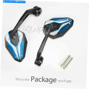 Mirror バーエンドミラーVIPERII青の重い重さ6mm互換性のあるVespa GTS GTV GT Bar end mirror ViperII blue heavy weight 6mm compatiblewith Vespa GTS GTV GT