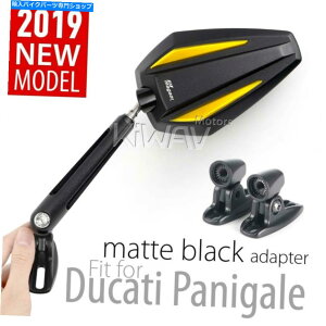 Mirror �t�F�A�����O�~���[�u���b�N���S�[���h3D�u���b�N�u���b�N�x�[�XDUCATI 1199�p�j�Q�[���i14 '�j Fairing Mirrors black & gold 3D block black base fits Ducati 1199 Panigale (14')�y���s�A���i�z