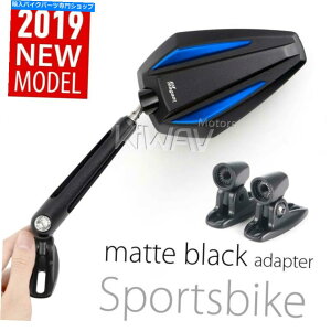 Mirror u[ubNALXtFAO~[ubNx[XA~BMW S 1000 RR Blue & black Achilles fairing mirrors black base aluminum fits BMW S 1000 RR