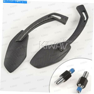 Mirror MAGAZI CNC�A���~�j�E���ʖʋ����f���[�T�J�[�{��10mm×1.5�s�b�`BMW F650GS Magazi CNC aluminum convex mirrors Medusa carbon 10mm x 1.5pitch fits BMW F650GS�y���s�A���i�z