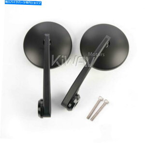 Mirror �o�[�G���h�~���[Eclipse�u���b�N�d��6mm�{���g�I���t�B�b�gAprilia Gilera GP 800 Bar end mirror Eclipse black heavy weight 6mm bolt-on fits Aprilia Gilera GP 800