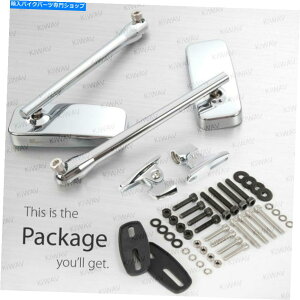 Mirror tFAO~[NNVbNvXN[x[XpDucati 959 1299 Panigale 16 ' Fairing Mirrors chrome Classic Plus chrome base for Ducati 959 1299 Panigale 16'