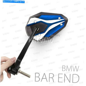 Mirror o[Gh~[ViperiiubNu[12mm{gItBbgBMWI[goC Bar end mirrors ViperII black & blue 12mm bolt-on fits BMW motorcycles 
