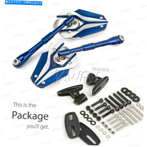 Mirror tFAO~[u[r[p[ubNA_v^[DUCATI 959 1299pjQ[16 ' Fairing Mirrors blue VIPER black adapter fits Ducati 959 1299 Panigale 16'