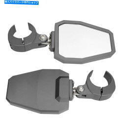 Mirror Polaris RZR 570 2014-2019 Modquad RacingグレーサイドミラーW / Oベゼル For Polaris RZR 570 2014-2019 Modquad Racing Gray Side Mirror w/o Bezel