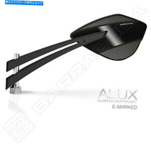 Mirror Barracuda Coppia Specchi Moto Retrovisori Neri Zo[WALUXyA~[ubN BARRACUDA COPPIA SPECCHI MOTO RETROVISORI NERI Z-VERSION ALUX PAIR MIRRORS BLACK