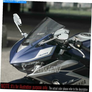 Mirror Chrome Cleaverii�t�F�A�����O�~���[�}�b�g�u���b�N�x�[�X�A���~�j�E���t�B�b�gCBR ZX FZR GSX-R Chrome CleaverII fairing mirrors mat black base aluminum fits CBR ZX FZR GSX-R