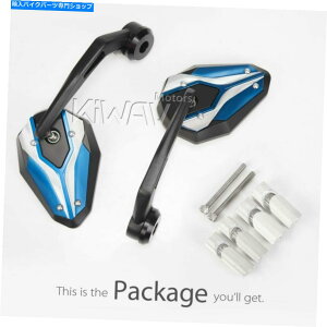 Mirror 1 "25mm̒o[ID 17-24mm̂߂̃o[Gh~[A Bar end mirrors VIPERII black blue for 1" 25mm hollow bar ID 17-24mm for Triumph