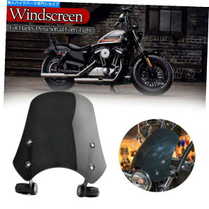 Windshield n[[_Ci\tgX̂߂̃tgEChV[hV[hی Windscreen Windshield Wind Shield Protection for Harley Dyna Softail Slim