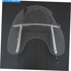 Windshield �n�[���[��Y�\�t�g�N���V�b�N�t�@�b�g�{�[�CFL 2000�A�b�v Detachable Windshield For Harley Heritage Softail Classic Fat Boy FL 2000-Up NEW�y���s�A���i�z