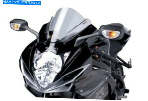 Windshield ���GSX-R600 / GSX-R750 2011-2021�̂��߂̃N���A��5605W��5605W��5605W��5605W Puig 3mm Z Racing Windscreen Clear #5605W for Suzuki GSX-R600/GSX-R750 2011-2021�y���s�A���i�z