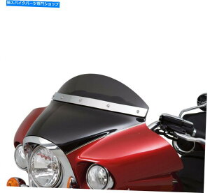 Windshield 2009-2020 kawasaki vaquero voyager�X���[�N6 1/2 ���̕Ό��� 2009-2020 Genuine Kawasaki Vaquero Voyager Smoked 6 1/2 Wind Deflector
