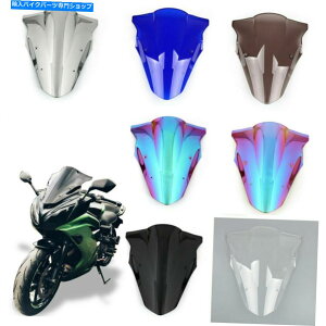Windshield tgKX̃tgXP[_uoutBbgE650 ex650f 2012-2016 CN3 Windshield WindScreen Double Bubble Fit Kawasaki Ninja 650 EX650F 2012-2016 CN3