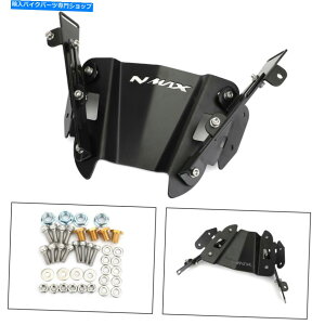 Windshield }nNMAX155 2016-2019̂߂̏CꂽtgEBhV[huPbgZbg Modified Windscreen Windshield Bracket Set for Yamaha NMAX155 2016-2019