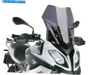 Windshield Puig 7619F�c�[�����O�t�����g�X�P�[���Â��� PUIG 7619F Touring Windscreen Dark Smoke�y���s�A���i�z