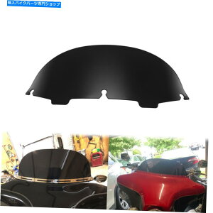 Windshield I[goC8 ''ubNEBhXN[̃tgKX̂߂̃n[[c[OOCh1996-13 Motorcycle 8'' Black Windscreen Windshield Fit For Harley Touring Glide 1996-13