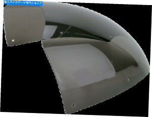 Windshield tFAO06-047̂߂Arlen Nesš̉̃tgKX Arlen Ness Replacement Smoke Windshield for Bolt-On Fairing 06-047