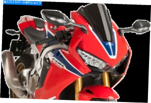 Windshield Puig Racing WindscreenubN - 9407N PUIG Racing Windscreen Black - 9407N