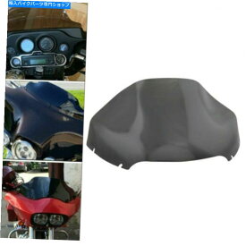 Windshield 13'SMOKEオートバイフェアリング風の偏向演算子のハーレーツーリング15-20 13''Smoke Motorcycle Fairing Wind Deflectors Windshield for Harley Touring 15-20