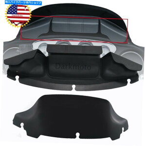 Windshield 7 "Wave Windshield 3|PbgobgEBOtFAO|[`obOpn[[c[O14Abv 7" Wave Windshield 3 Pocket Batwing Fairing Pouch Bag For Harley Touring 14-up