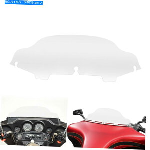 Windshield 6�C���`�N���A�E�F�[�u�t�����g�K���X�p�n�[���[�c�[�����O�O���C�h1996-2013 6 Inch Clear Wave Windshield Windscreen Fit For Harley Touring Glide 1996-2013�y���s�A���i�z