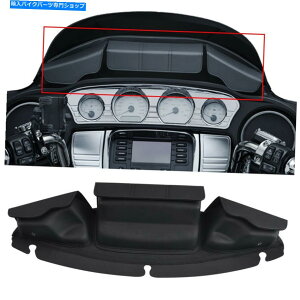 Windshield �n�[���[�c�[�����O�G���N�g���X�g���[�g�O���C�h2014-19�̂��߂̃t�����g�K���X�o�b�O3�|�P�b�g�t�F�A�����O Windshield Bag 3 Pocket Fairing For Harley Touring Electra Street Glide 2014-19