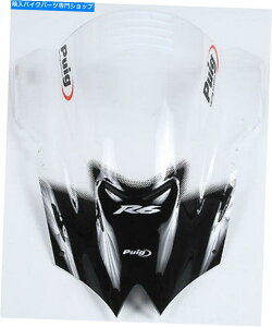 Windshield Puig Racing Screen 2mm R6 08�̃N���A2mm��4635W-2M PUIG RACING SCREEN CLEAR 2MM R6 08 PART# 4635W-2M NEW�y���s�A���i�z