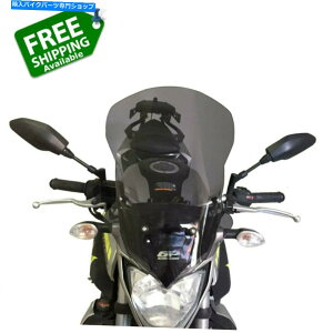 Windshield ���}�nMT-25�u���P�b�g48 CM 2015 2019 Yamaha MT-25 Touring Windshield with BRACKETS 48 cm 2015 2019�y���s�A���i�z