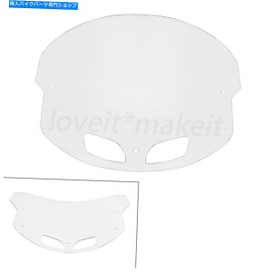 Windshield ���[�^�[�T�C�N��14 �C���f�B�A���`�[�t�e�C�����[�h�}�X�^�[�̂��߂̃t�����g�t�����g�K���X�X�N���[���t�B�b�g14-19 Motorcycle 14 Front Windshield Screen Fit for Indian Chieftain Roadmaster 14-19�y