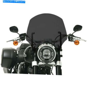 Windshield tBXVF[hGp\EChV[h15 "9"wbhCgJbgAEgiubNX[NjMEP5265 Memphis Shades El Paso Windshield 15" 9" Headlight Cutout (Black Smoke) MEP5265