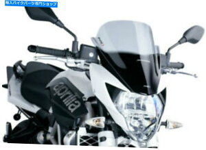Windshield Puig 5249H���[�X�t�����g�E�B���h�X�N���[���A�� PUIG 5249H Racing Windscreen, Smoke�y���s�A���i�z
