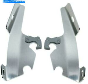 Windshield b/XMEM8878p̃tBXFv[g - B̃Lbg Memphis Shades Polished Plate-Only Kit for Fats/Slims MEM8878