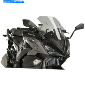 Windshield sOnCeNp[cCgX[N[XEChV[h - 9408H Puig Hi-Tech Parts Light Smoke Racing Windshield - 9408H