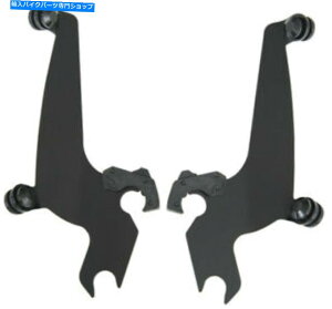 Windshield tBXVF[hbNv[gb/XEX|[c/X|[cV[hMEB8815 Memphis Shades Lock Plate Only Kit Black for Fats/Slim to Sportshield MEB8815