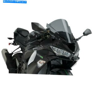 Windshield sOnCeNp[c_[NX[N[VOtgKX - 3177F Puig Hi-Tech Parts Dark Smoke Racing Windshield - 3177F