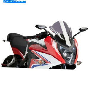 Windshield sOnCeNi_[NX[N[VOEBhXN[ - 7003F Puig Hi-Tech Parts Dark Smoke Racing Windscreen - 7003F