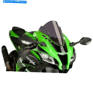 Windshield sOnCeNi_[NX[N[VOEBhXN[ - 8912F Puig Hi-Tech Parts Dark Smoke Racing Windscreen - 8912F