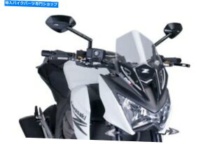 Windshield Z800 ABS 2016̂߂̃NA6401W Puig Naked Sport Windscreen Clear #6401W for Kawasaki Z800 ABS 2016