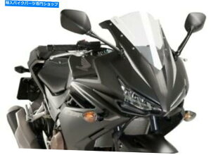 Windshield �s���M���[�V���O�t�����g�X�P�[���N���A��8903W�z���_CBR500R 2016-2017 Puig Racing Windscreen Clear #8903W Honda CBR500R 2016-2017�y���s�A���i�z