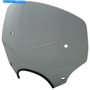 Windshield tBXVF[hubNX[N13 "Gp\X|[cV[ĥ߂7"CgJbgAEg - MEP5233 Memphis Shades Black Smoke 13" El Paso Sportshield for 7" Light Cutout - MEP5233