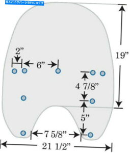 Windshield tBXVF[ȟ15 "Windshield Gradient Yellow Mep6185 Memphis Shades Replacement 15" Windshield Gradient Yellow MEP6185