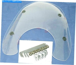 Windshield ���]�Ԃ̂��߂̋����]�Ԃ̂��߂̃t�B�b�e�B���O�t���t�����g�E�C���h�V�[���h���j�b�g Windscreen Windshield Unit With Fitting For Bikes Universal Fit