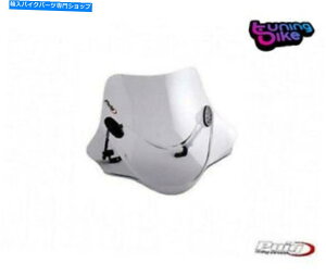 Windshield LR̂߂̃vCOtgKXXN[^[VeBX|[cyʉ PUIG WINDSHIELD SCOOTER CITY SPORT FOR KYMCO BET&WIN LIGHT SMOKE